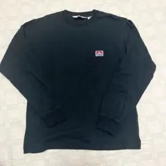 BEN DAVIS ロンT ポケット付き ブラック 長袖Tシャツ