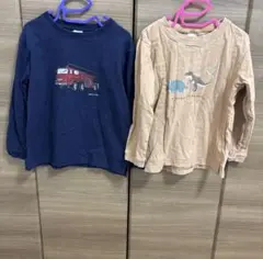 petit main 長袖カットソー 2枚セット 120cm