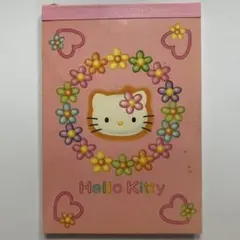 ハローキティ カオハナ メモ帳 シール付き 平成レトロ