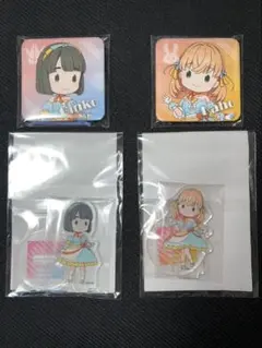 蓮ノ空　セガラッキーくじオンライン　スリーズブーケ　缶バッジ、アクスタセット③