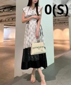 スナイデル　プリントラッフルカラーワンピース MIX