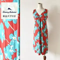 新品タグ付/定価24,200円 トミーバハマ フラワー リゾートワンピースのサムネイル