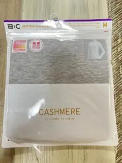 【新品・未使用】ユニクロ♦極暖ヒートテック♦カシミヤブレンドタートルネックT✧M