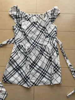 BURBERRY BLUE LABEL チェック柄 半袖ブラウス Mサイズ - メルカリ