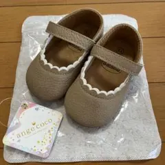ベビーシューズ セレモニー 女の子 13cm ベージュ