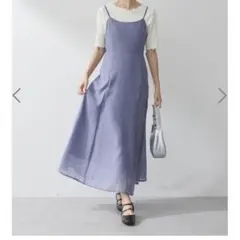 earth music & ecology バックレースアップワンピース