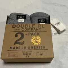 新品未使用 RRL Ralph Lauren 2 PACK TEES Mサイズ