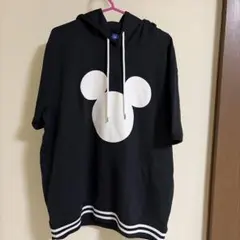 東京ディズニーリゾート ミッキー パーカー L ブラック　美品ですのサムネイル