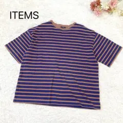 s2698【アイテムズ】メンズ 半袖 Tシャツ ボーダー カジュアル シンプルのサムネイル