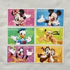 【使用済み】ディズニー　紙チケット　6枚セット　Disney