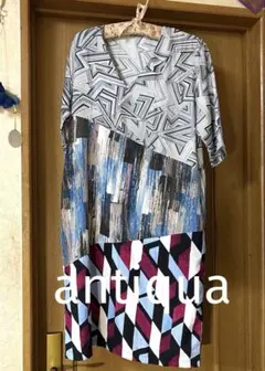 antiqua 半袖チュニックワンピース お値引きのサムネイル