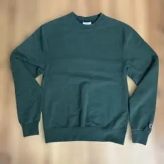 Champion ダークグリーン スウェットシャツ S