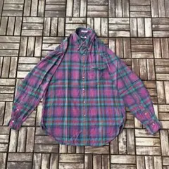 90s INDIA製 BAY STREET マドラスチェック vintageのサムネイル