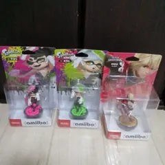 スプラトゥーン　amiibo シオカラーズセット  アオリ  ホタル シュルク