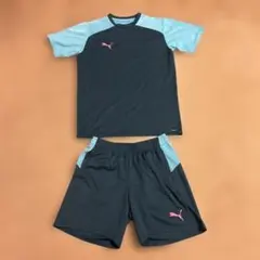 プーマ　サッカートレーニングシャツ　メンズM上下