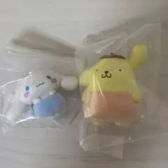 サンリオ かぼちゃぱんつ　フィギュア　シナモロール　ポムポムプリン　2体セット
