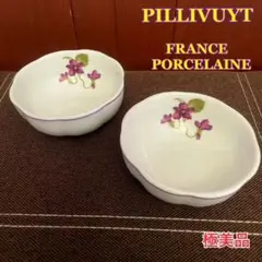 PILLIVUYT・フランス製・ヴィンテージ・21センチ皿2枚ピリヴィッツ極美