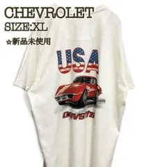 【海外限定】CHEVROLET シボレー グラフィクTシャツ XL 白
