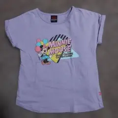 BABYDOLL　ミニー　Tシャツ　120cm　紫　袖丈短め　プリント
