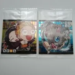 鬼滅の刃　ディフォルメ シール ウエハース 5　我妻善逸　嘴平伊之助