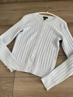 未使用品】ポロラルフローレン コットン ケーブルニットカーディガン XS ポニー POLO RALPH LAUREN（ポロ・ラルフローレン） ポロ ラルフローレン ミニ