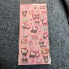ハローキティ サンリオ ラメ入り樹脂もりシール 立体シール