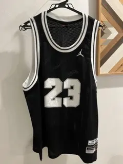 JORDAN ジョーダン バスケシャツ M ブラック メッシュタンク NIKE