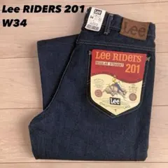 Lee RIDERS 201 デニム W34 濃紺ストレート ジーンズ
