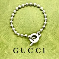 ✨美品✨GUCCI✨グッチ ボールチェーン トグル式ブレスレット SV925