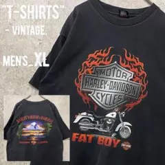 レア○USA製90s《ハーレーダビッドソン》両面プリントTシャツ/メンズXL