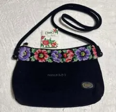 FEILER 花柄刺繍 ショルダーバッグ