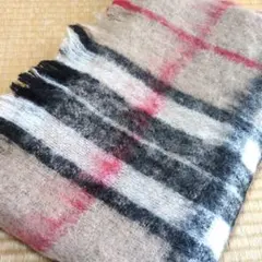 MADE IN スコットランドのウール混ひざ掛け