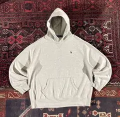 ポロラルフローレン ヘビーウェイト プルオーバー パーカー グレー 2XL