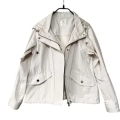 AG by aquagirl マウンテンパーカー　ゴールド金具　アイボリー