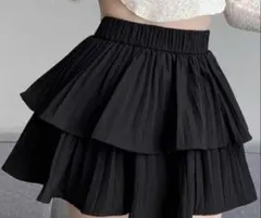 SHEIN DAZY ブラック フレアスカート