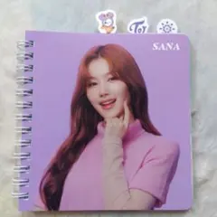 twice ファミマ　一番くじ　インデックスミニノート サナ