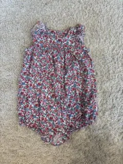 ラルフローレン　花柄フリル付きロンパース