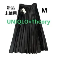 UNIQLO × Theory スカートブラックプリーツラップスカート　M