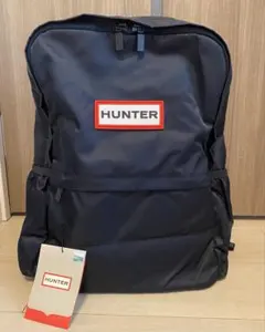 新品★HUNTER オリジナル ナイロン バックパック ブラック