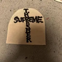 Supreme Thrasher Cross Cuffless Beanie