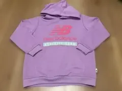 new balance 紫色 パーカー 130サイズ