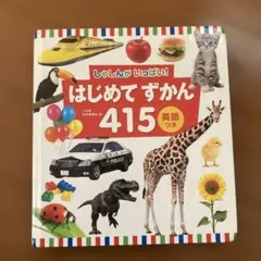 はじめてずかん 415 英語つき