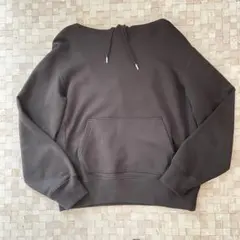 UNIQLO U ユニクロユー　ワイドフィットスウェットプルパーカ　S 黒