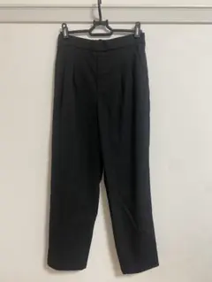 GLOBAL WORK ワイドパンツ M ブラック きれいめ オフィス