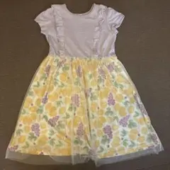 any FAM ドッキング　ワンピース　レモン柄　ブドウ柄　130