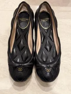美品　VALENTINO ヴァレンティノ キルティングバレエシューズ36 箱付きのサムネイル