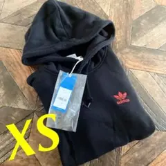 新品★アディダスオリジナルス　ワンポイント刺繍パーカーメンズXS