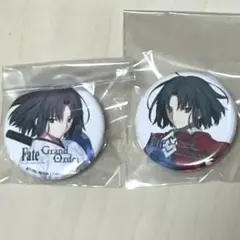 【即購入可】Fate/Grand Order×空の境界　両儀式　缶バッジ 未開封】Fate/Grand Order×空の境界 両儀式 缶バッジ 2個 - メルカリ