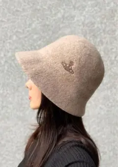 Vivienne Westwood モカブラウン バケットハット S-M - メルカリ