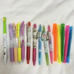 ボールペン＆蛍光ペン15本セット